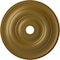 Ekena Millwork Jefferson Ceiling Medallion (Fits Canopies up to 5"), 26 1/2"OD x 3 5/8"ID x 1 1/2"P, Gold CM26JEGLS - alternate 1